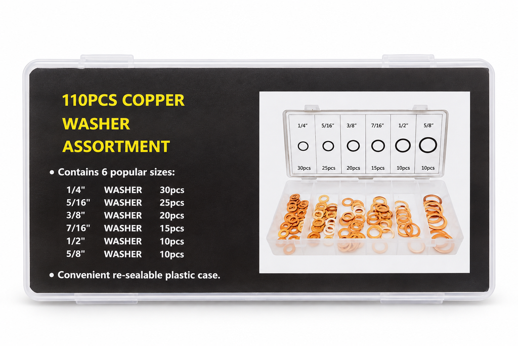 Copper washer 110 piezas