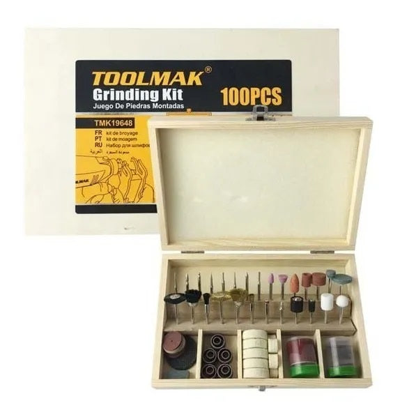 Kit Set Juego De Acc. Para Minitorno Tipo Dremel 100pc
