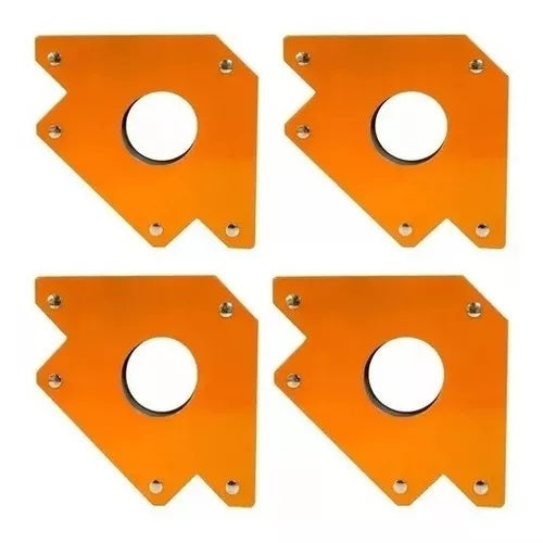 Set 4 Escuadras Magnética Soldar Carpintero 4 50lb