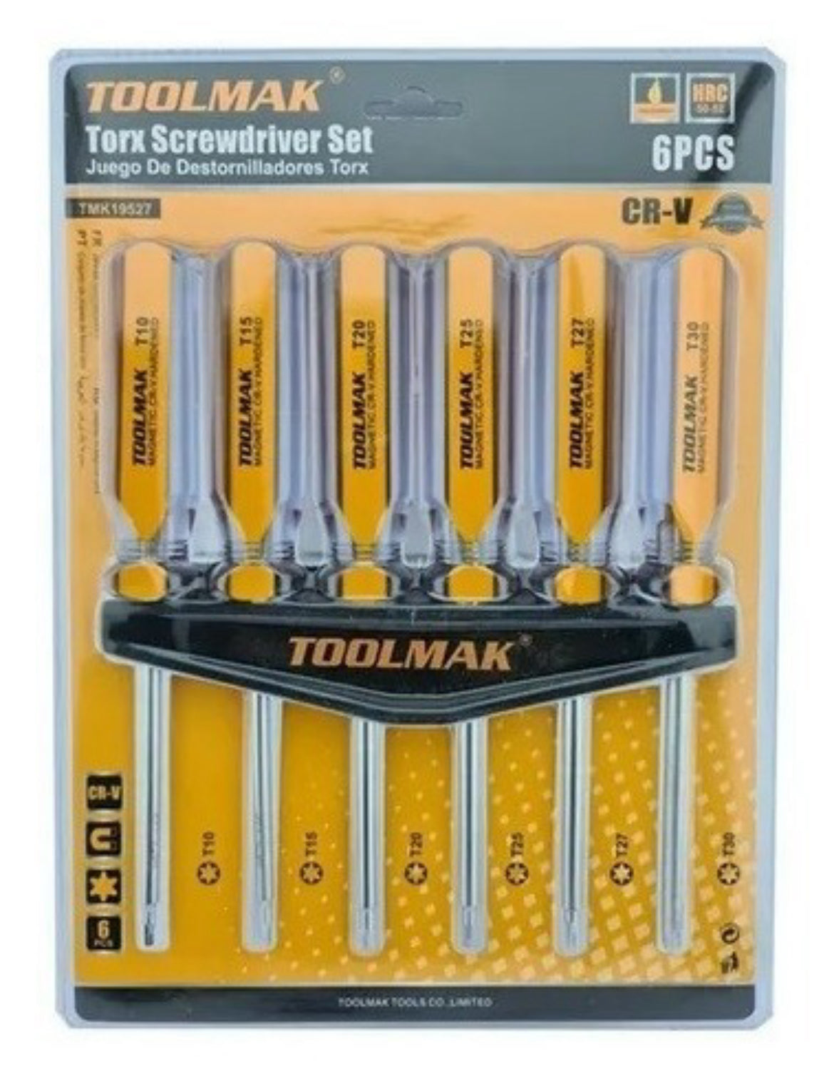 Juego destornilladores torx 6 piezas 