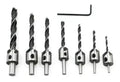 Set Juego Mechas Con Avellanador Fresadora X 7