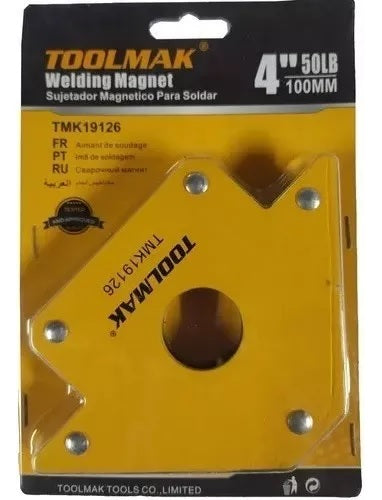 Set 4 Escuadras Magnética Soldar Carpintero 4 50lb