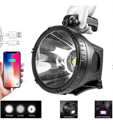 Foco Faro Linterna Mulita+ Agarre+ Soporte+ Powerbank 1800lm Color de la luz LED