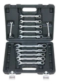 Juego 12 Llaves Combinadas Criquet Articuladas 8 A 22