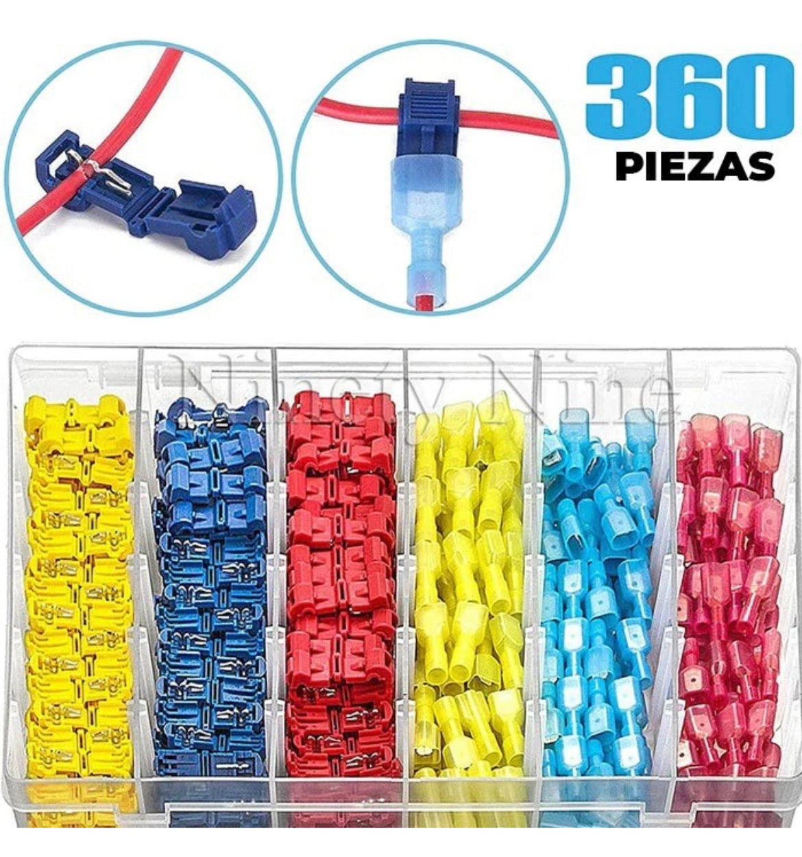 Kit De Conectores De Cable 360 Piezas