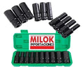 Juego 10 Dados Largos Impacto 1/2 Industrial