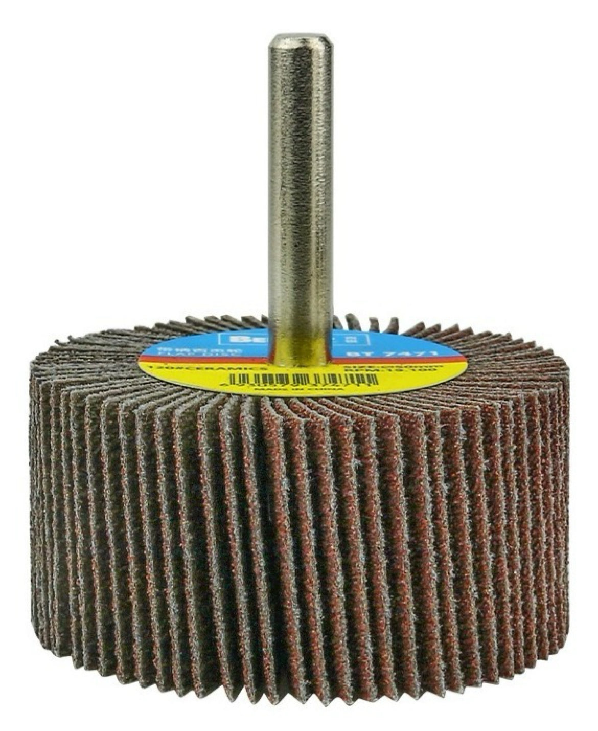 RUEDA FLAP CON VASTAGO 6 mm 50 X 25 GRANO 120