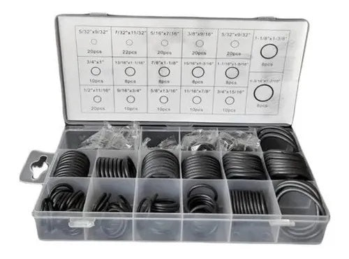 Kit Surtido Oring Orings 222 Piezas Pulgadas Toolmak