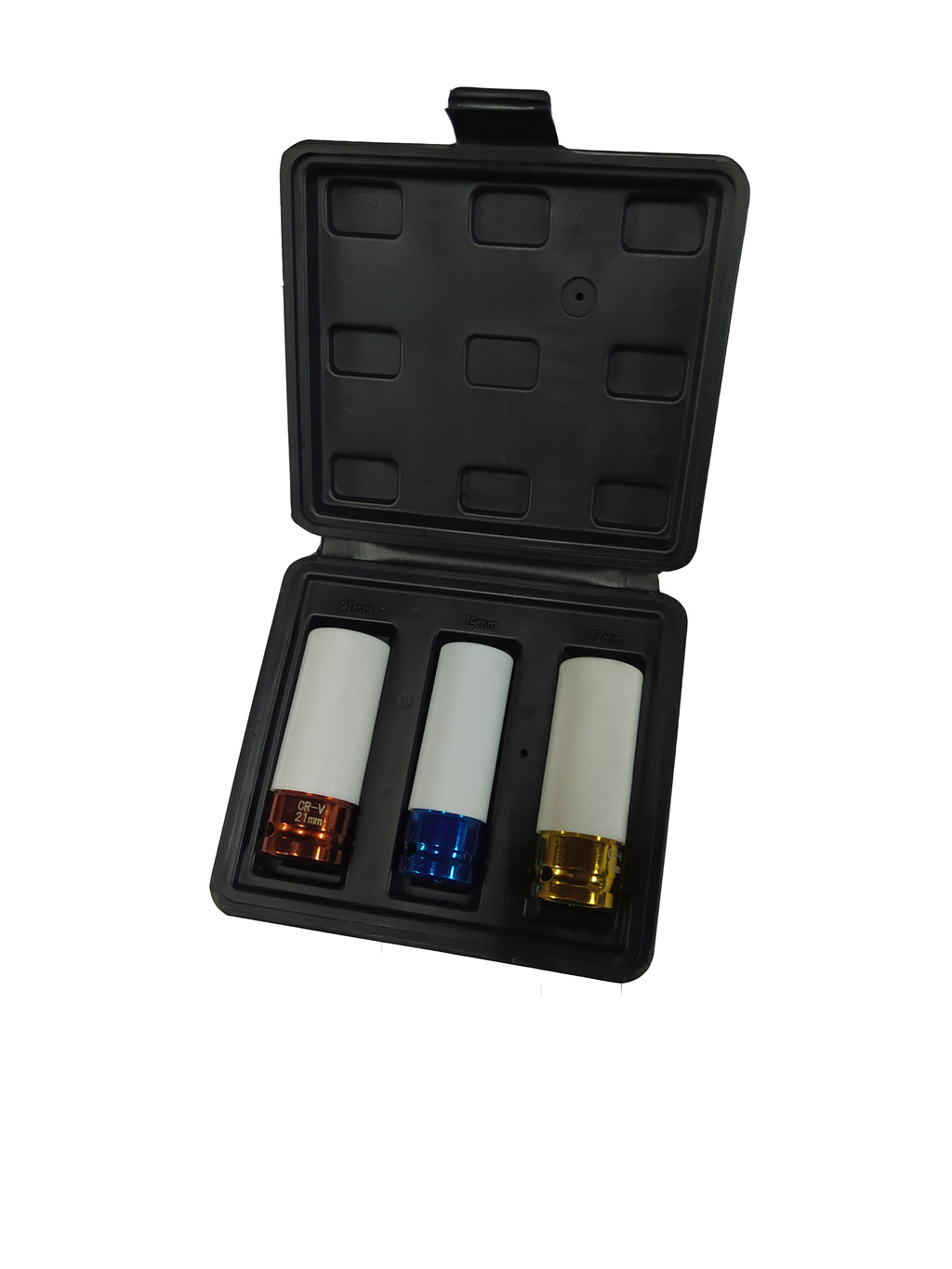 Juego De Dados de Impacto Largos X3 17 19 y 22mm