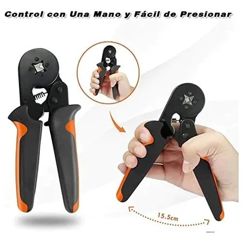 Crimpadora Para Terminales Con 1200 Conectores