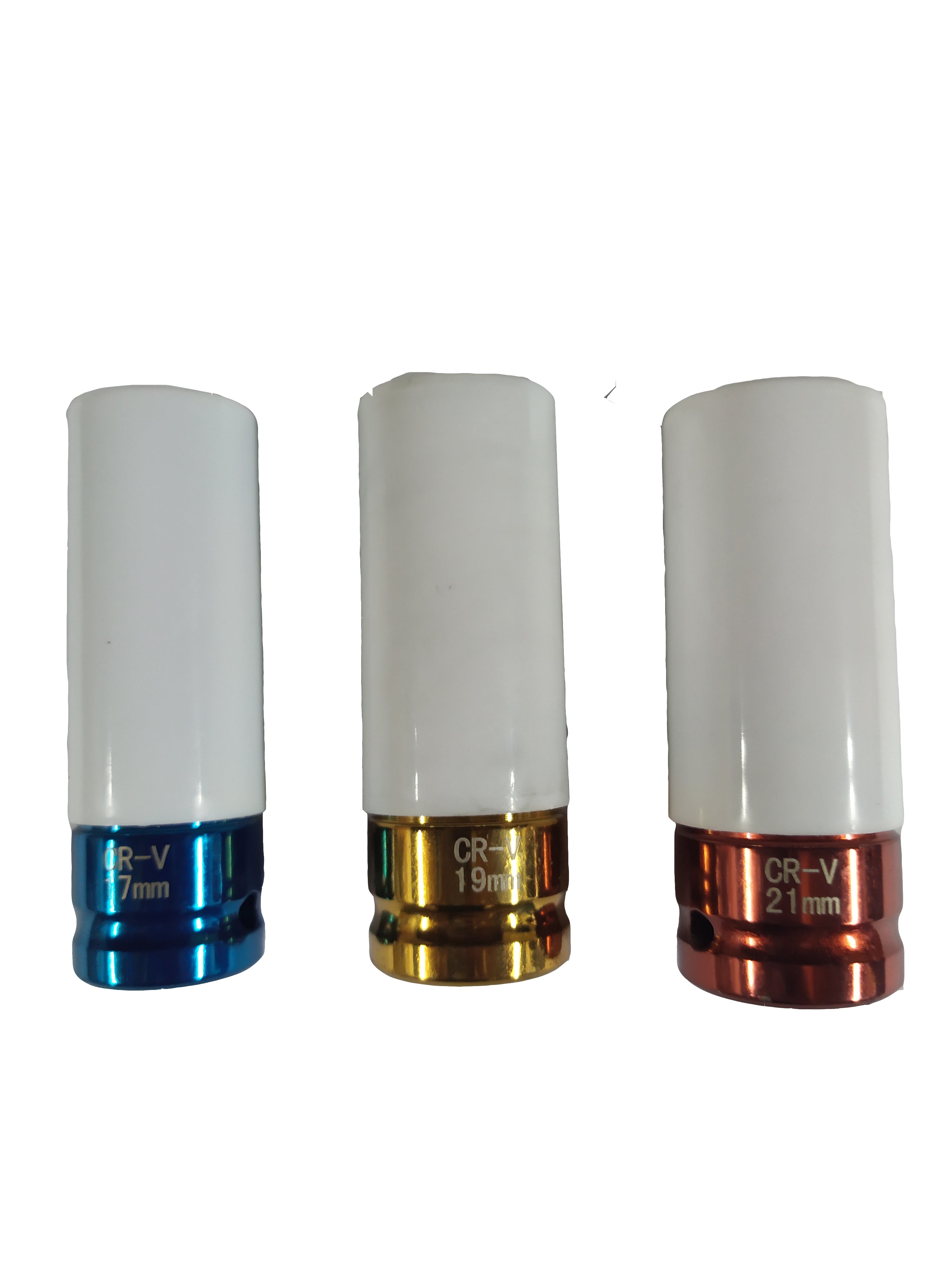 Juego De Dados de Impacto Largos X3 17 19 y 22mm