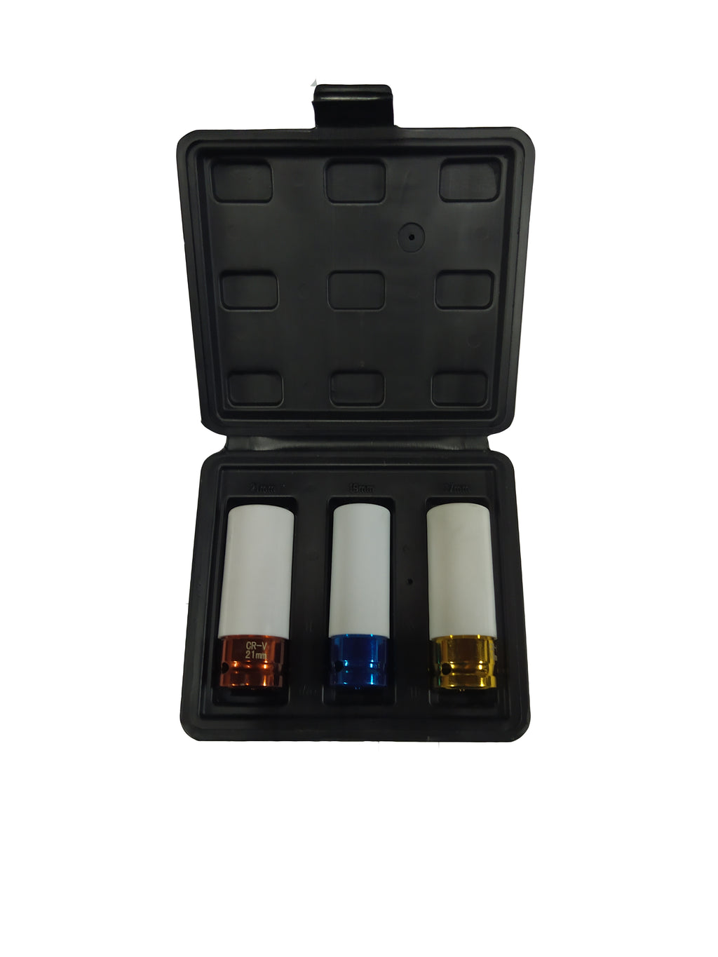 Juego De Dados de Impacto Largos X3 17 19 y 22mm