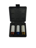 Juego De Dados de Impacto Largos X3 17 19 y 22mm