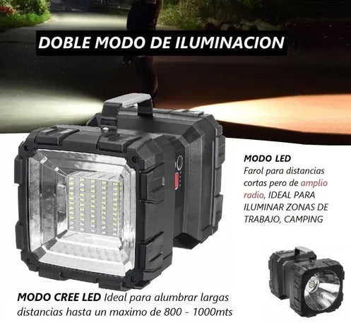 Faro Foco Led Tipo Mulita 30w 1000 Mts 