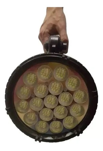 Foco Largo Alcance Alta Potencia Recargable Reflector Lintera