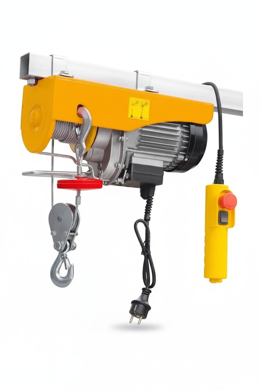 Aparejo Guinche Polipasto Electrico 1000kg 1800watt 12mt