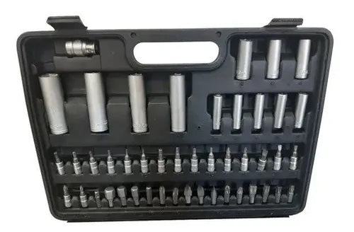 Juego de Dados y Tubos + Puntas Intercambiables 94 Piezas industrial