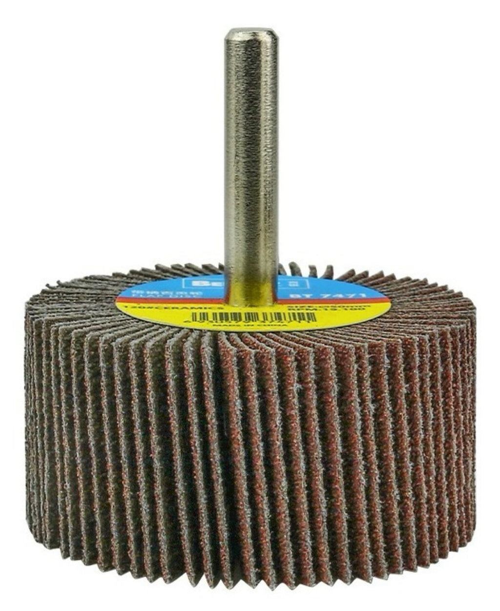 RUEDA FLAP CON VASTAGO 6 mm 50 X 25 GRANO 60