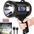 Foco Luz Led Recargable Panel Solar Filtros Linterna Milok