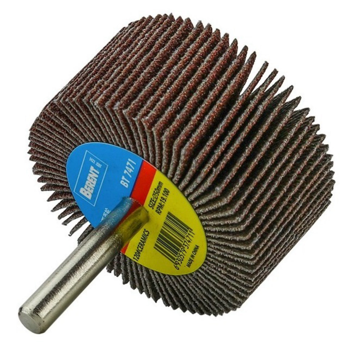 RUEDA FLAP CON VASTAGO 6 mm 50 X 25 GRANO 40