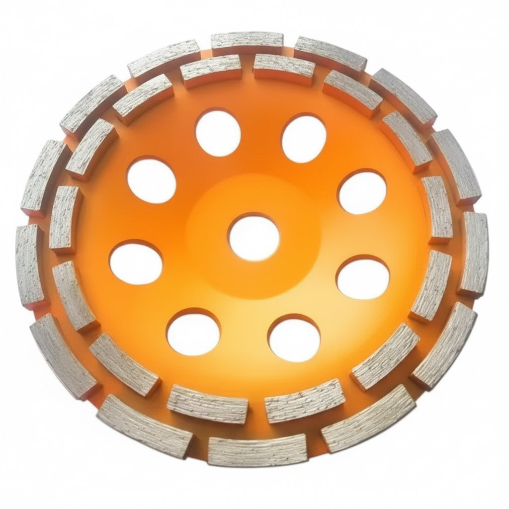 Disco Diamantado Copa 7 1/4'' (180mm) Doble Segmento Milok