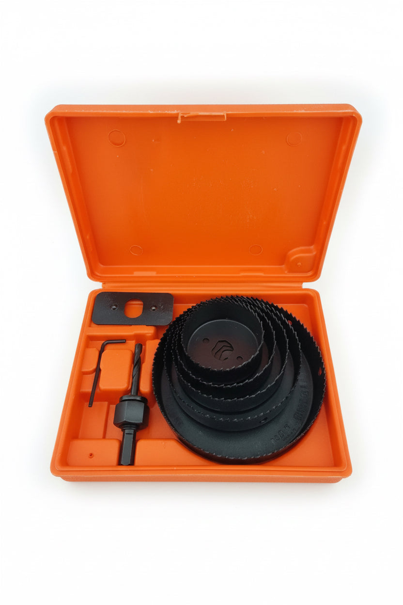 Juego Broca Mecha Copa Para Madera 8 Piezas Toolmak Milok