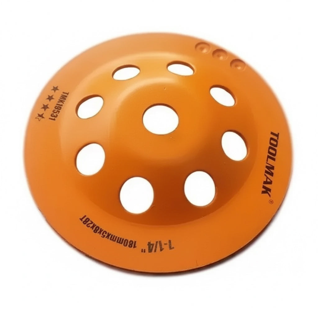 Disco Diamantado Copa 7 1/4'' (180mm) Doble Segmento Milok