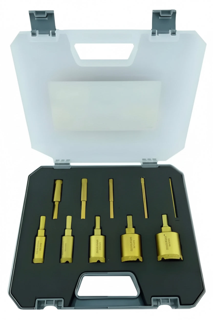 Brocas Copa P/ Ceramica Marmol Vidrio 6-35mm 10 Pcs Milok