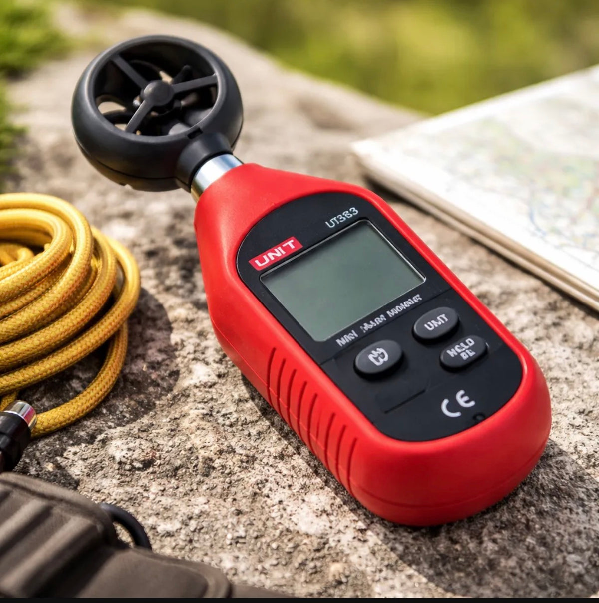 Anemometro Medidor De Velocidad De Viento Milok