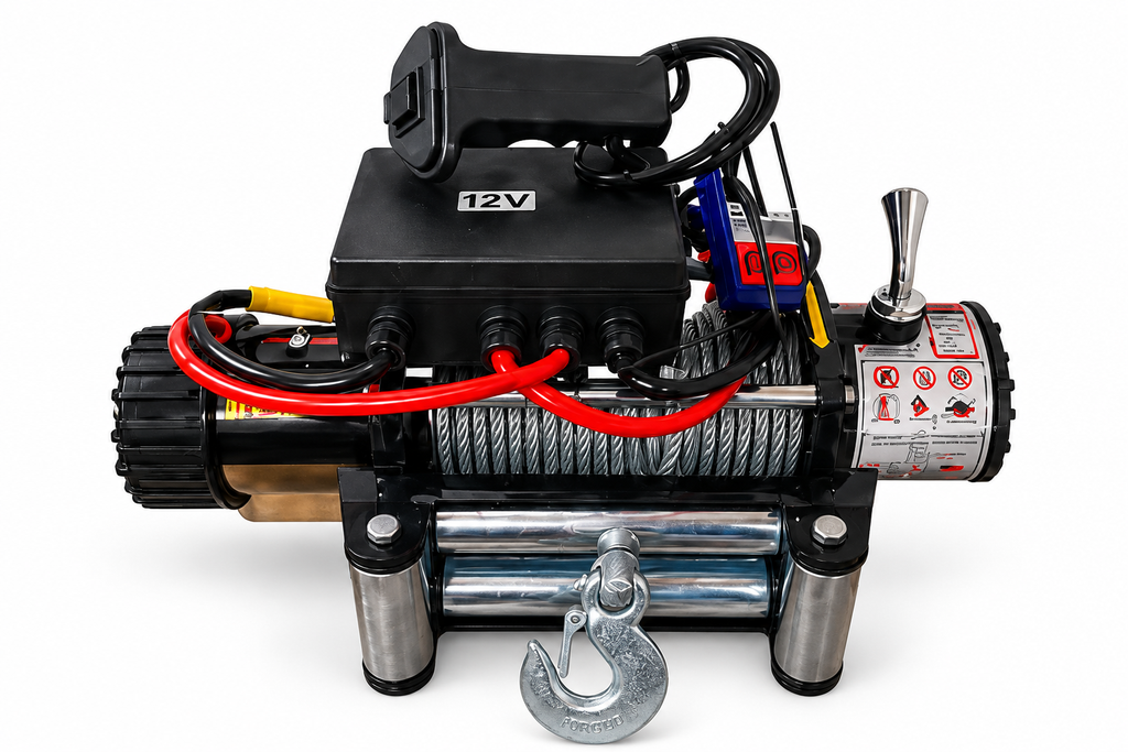 Aparejo Saca Peludo 12 Volt 12000 Libras Pro Milok