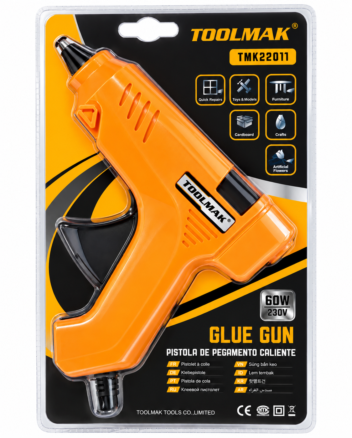 Pistola silicona caliente