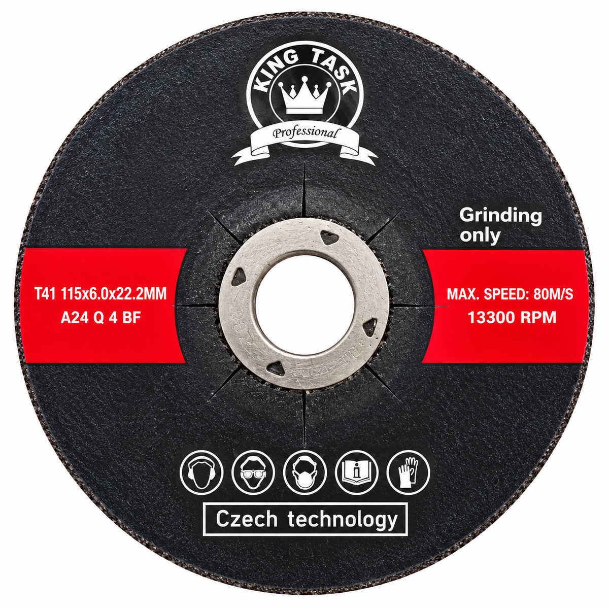 Disco de desbaste de 41/2 king task