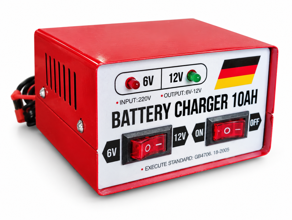 Cargador moto 10 amper