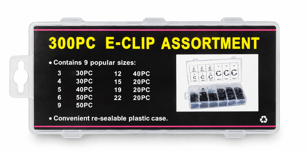 300 piezas  E - clip