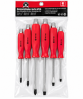 Destornilladores x 6 Rojo