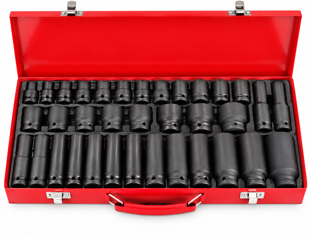Juego de dados de impacto 35 piezas largos y cortos